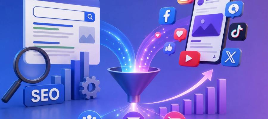 SEO and SMM Work Together to Drive More Traffic, Leads, and Sales in 2026 How SEO and SMM Work Together to Drive More Traffic, Leads, and Sales in 2026