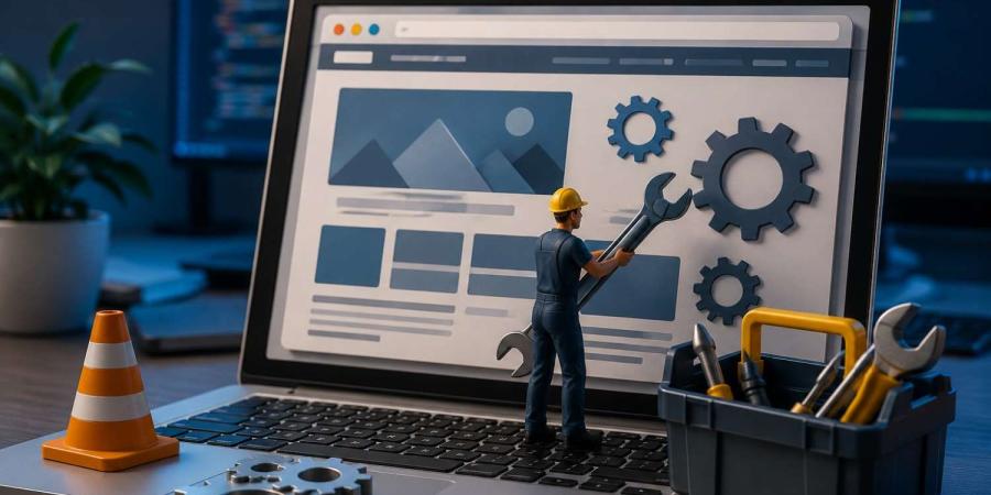 Smart Web Maintenance & Custom Design Services in Dwarka Website Maintenance Services